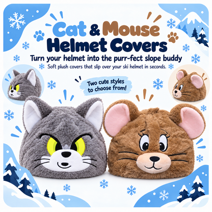 FrostyHeads™ Plush Ski Helmet Cover