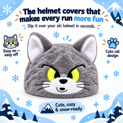 FrostyHeads™ Plush Ski Helmet Cover