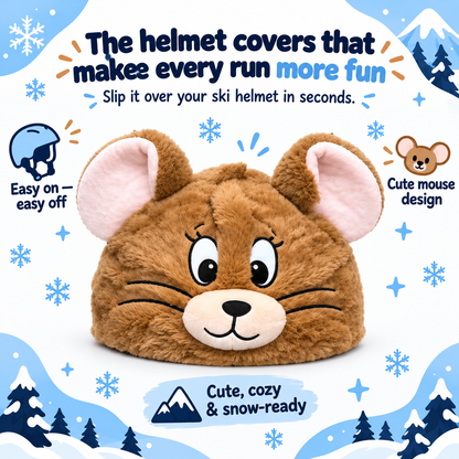 FrostyHeads™ Plush Ski Helmet Cover