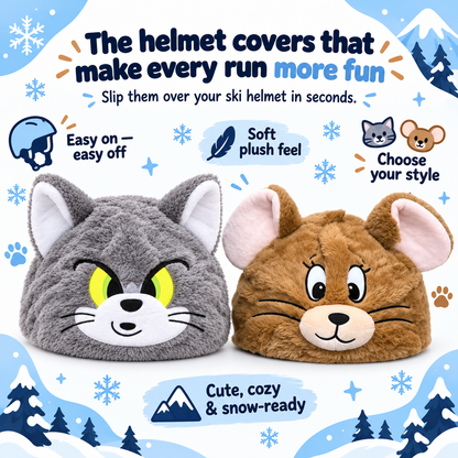 FrostyHeads™ Plush Ski Helmet Cover